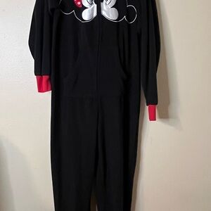 Disney Black and Red Pajama Onesie